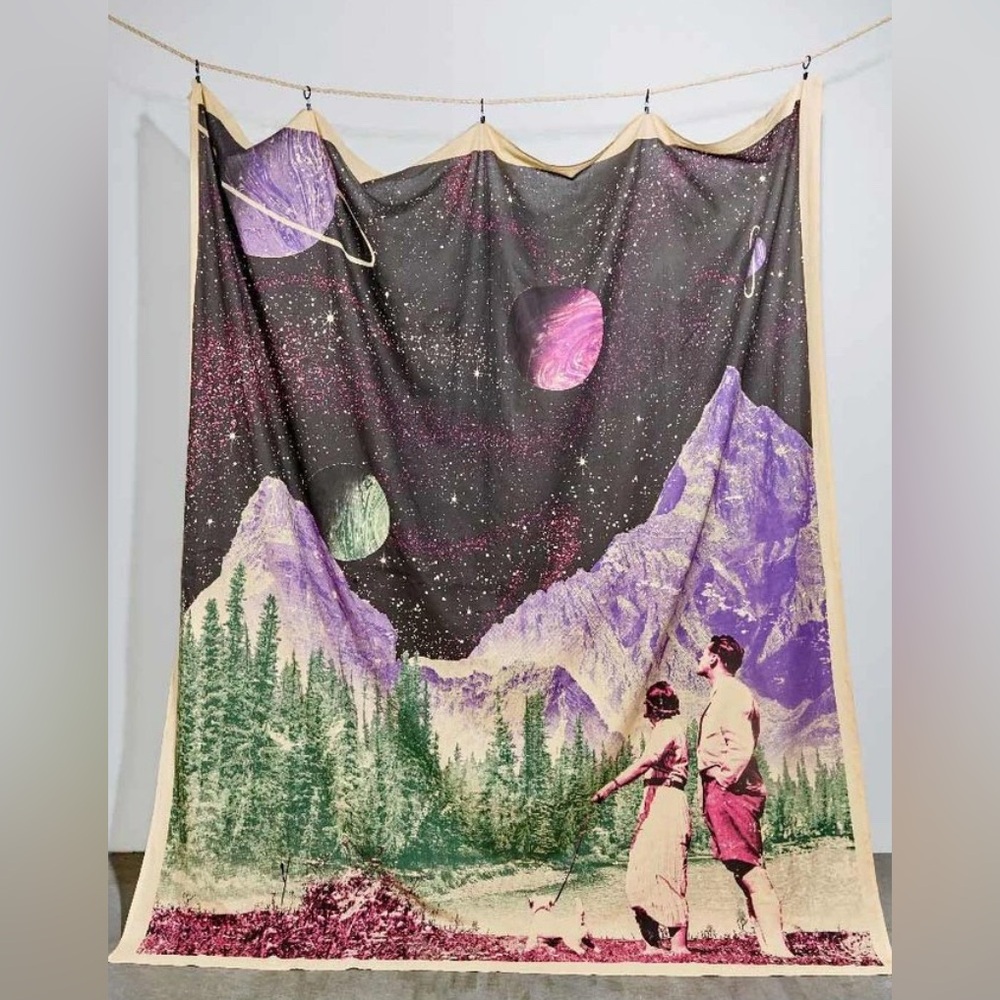 Earthbound Psychedelic Space Tapestry